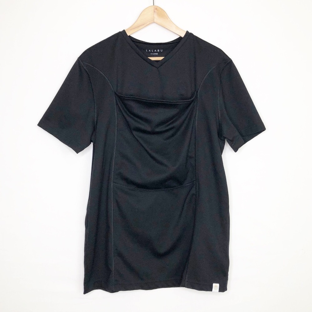 Lalabu Black Short Sleeve Men's Tee
